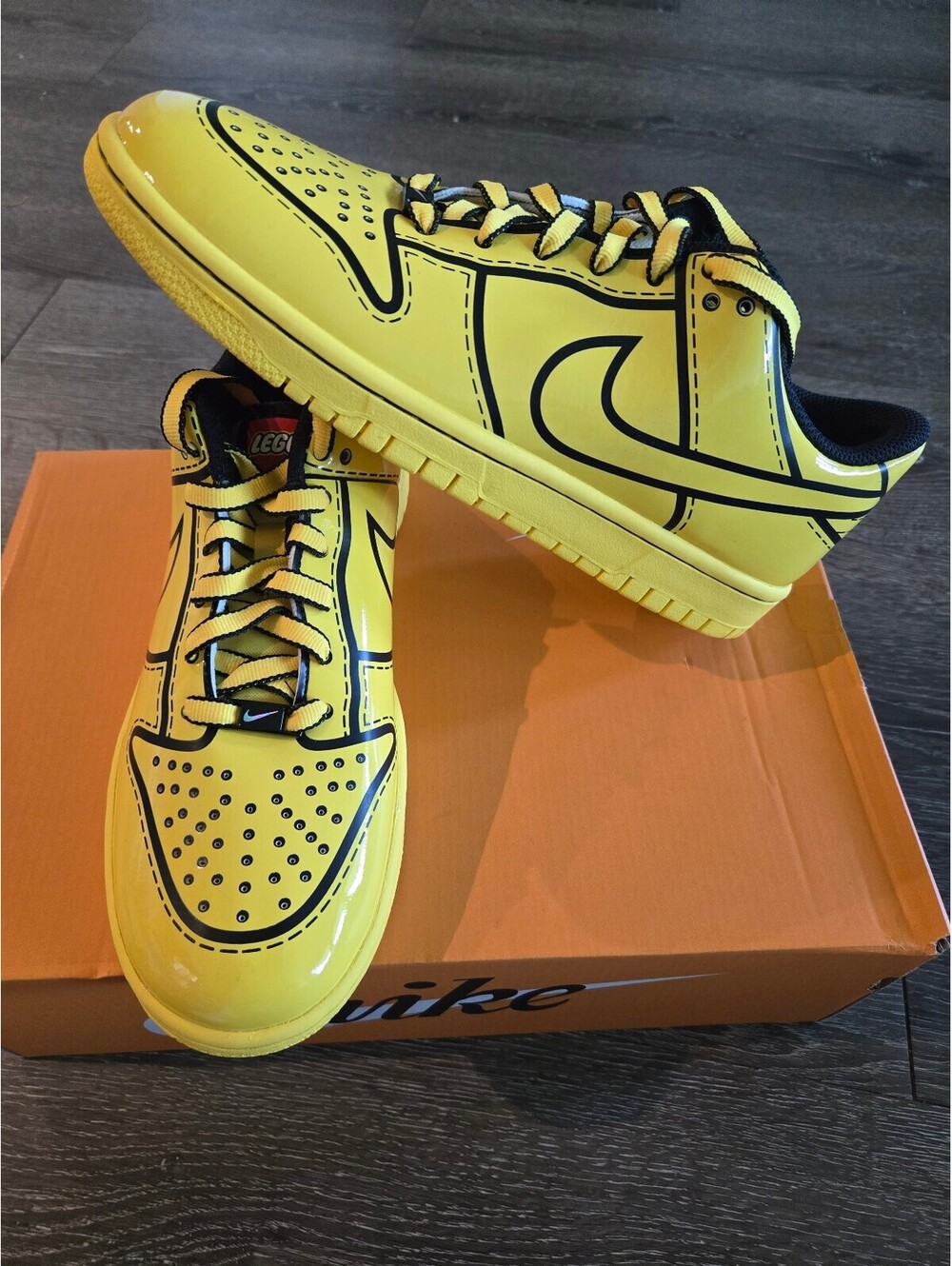 Nike Dunk Low x LEGO Tour Yellow GS 6.5Y Women's 8 IF2117-700 NEW No Box